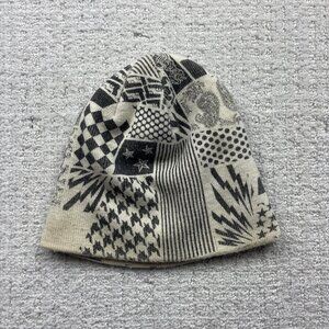 Vintage 2000' Beanie Cap Toque Hat 90s Y2K Grunge Punk Retro Skater Snowboard